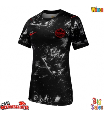 Canada Replica Away Stadium Shirt for Women World Cup 2026 Short Sleeve